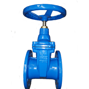 Das Bild zeigt einen PSA BETINA Typ SEW Schieber mit Handrad